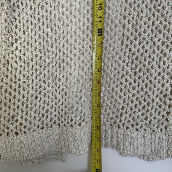 Chicos Cardigan Sweater Womens 0 Small Open Front Boho Metallic Knit - Picture 4 of 7